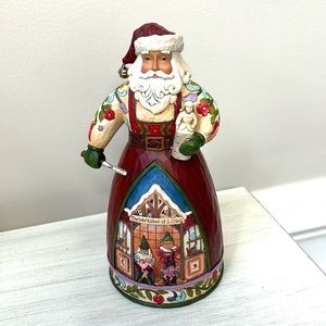 Jim Shore Santa. “Handcrafted Holiday” 2011. Like new.